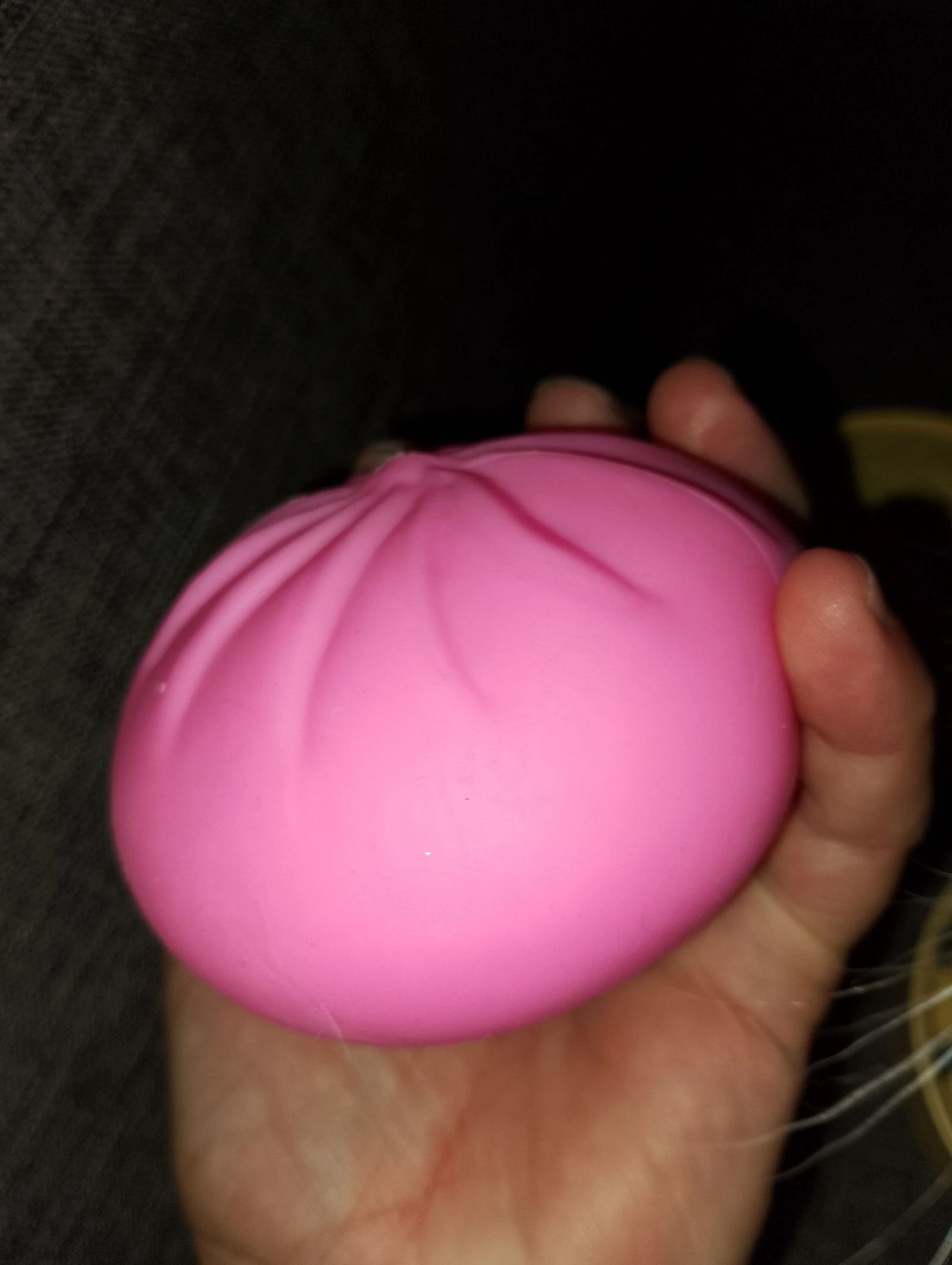 Roze stoom Bao Squishy met mand – photo 4